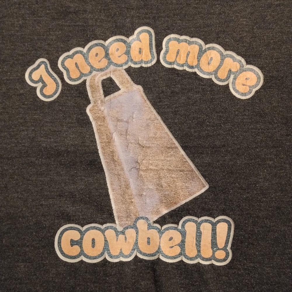 Christopher Walken Saturday Night Live SNL sketch cowbell tee shirt